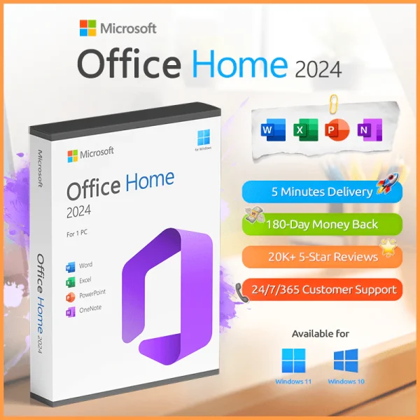 Microsoft Office 2024 Home PC Para sa Windows