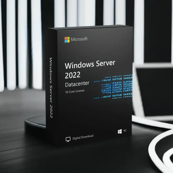 Microsoft Windows Server 2022 Datacenter: licencia de 16 núcleos