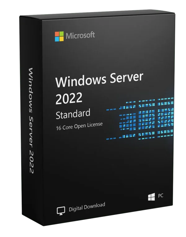 Microsoft Windows Server 2022 Standard - 16 núcleos - Licencia abierta