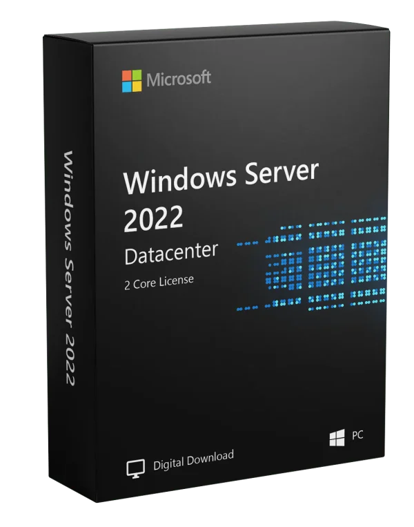 Windows Server 2022 Datacenter - 2 Core License