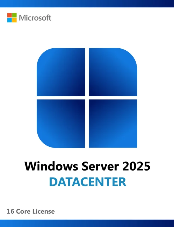 Microsoft Windows Server 2025 Datacenter – 16-Core-Lizenz