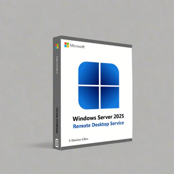 Licences d'accès client à distance pour 5 appareils Microsoft Windows Server 2025 Remote Desktop Services