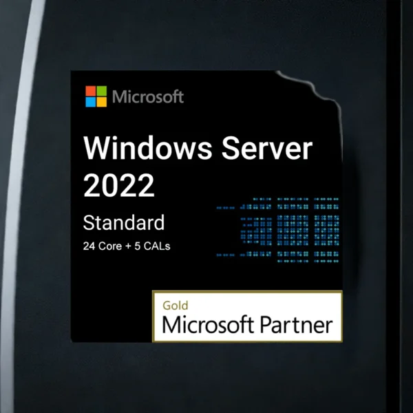 Microsoft Windows Server 2022 Standard - 24 Core + 5 CALs