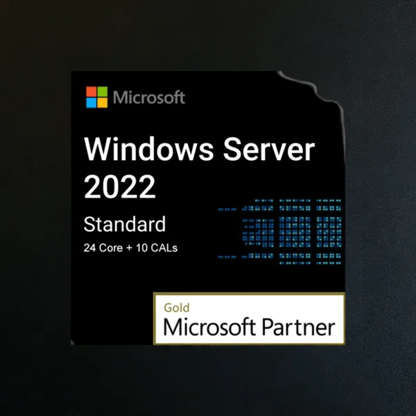 Microsoft Windows Server 2022 Standard - 24 Core + 10 CAL