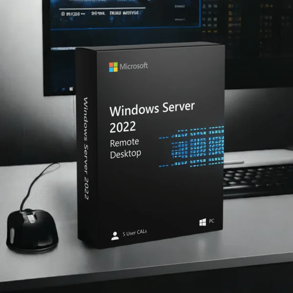 Licencias de acceso de cliente (CAL) para 5 usuarios de Servicios de Escritorio remoto de Windows Server 2022