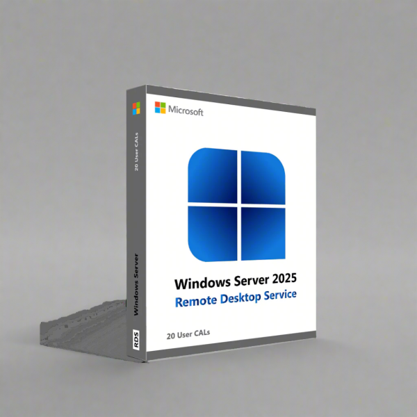 Microsoft Windows Server 2025 Remote Desktop Services 20 User CALs