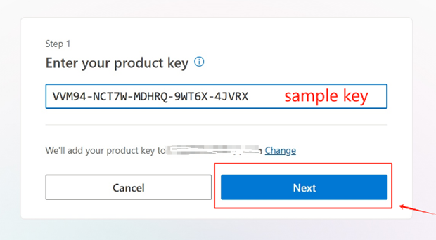 Product-Key-Sample